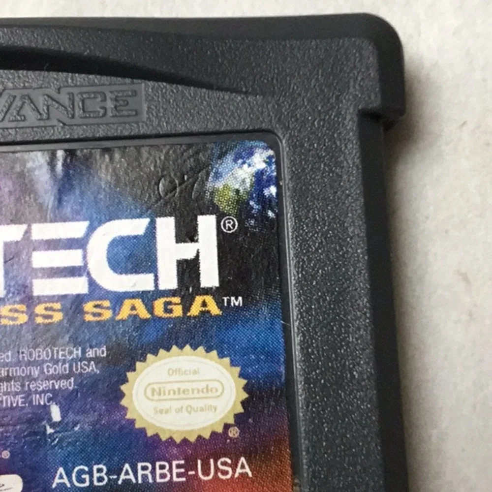 Robotech The Macross Saga Nintendo Gameboy Advance Game & Robots GBA Tested